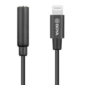 کابل تبدیل مادگی TRS به Lightning بویا BY-K8 | بویا ایران