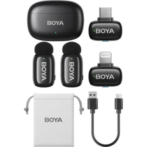 میکروفون Boya Mini 12 | میکروفون بویا مدل Boya Mini 12 Combo مشکی