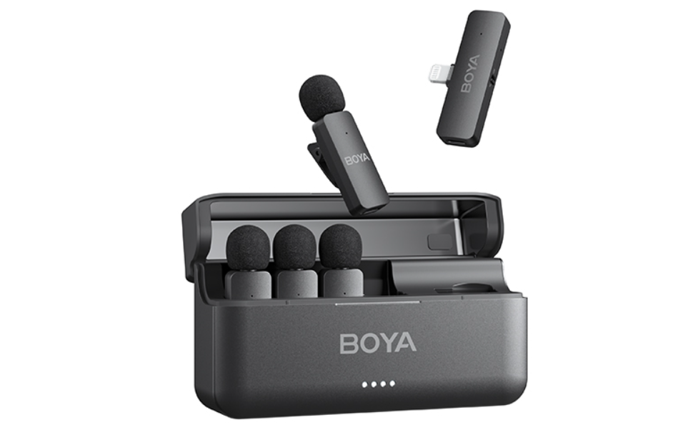 میکروفون بی سیم چهار کانال آیفونی BY-V4D