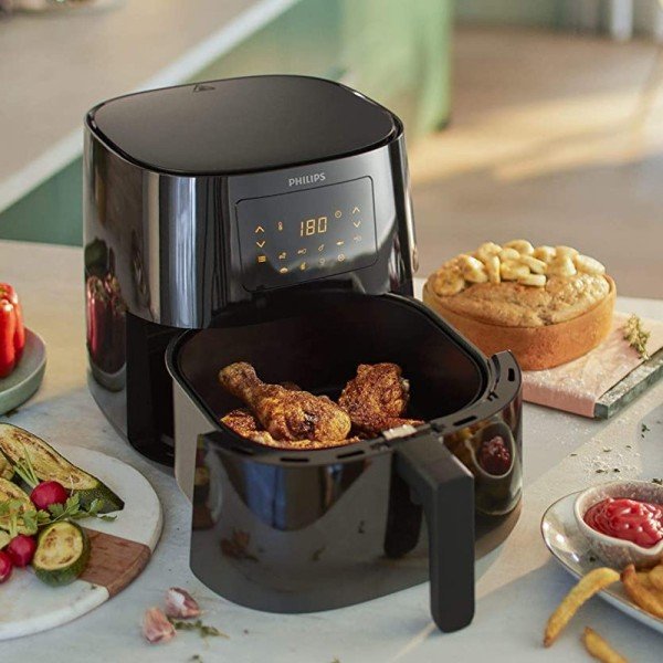 سرخکن بدون روغن فیلیپس 9270 مشکی / اپن باکس - تصویر 4