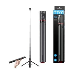 سه پایه سلفی بلوتوثی TT01 | سه پایه Generic TT01 Extendable Bluetooth Selfie Stick Tripod