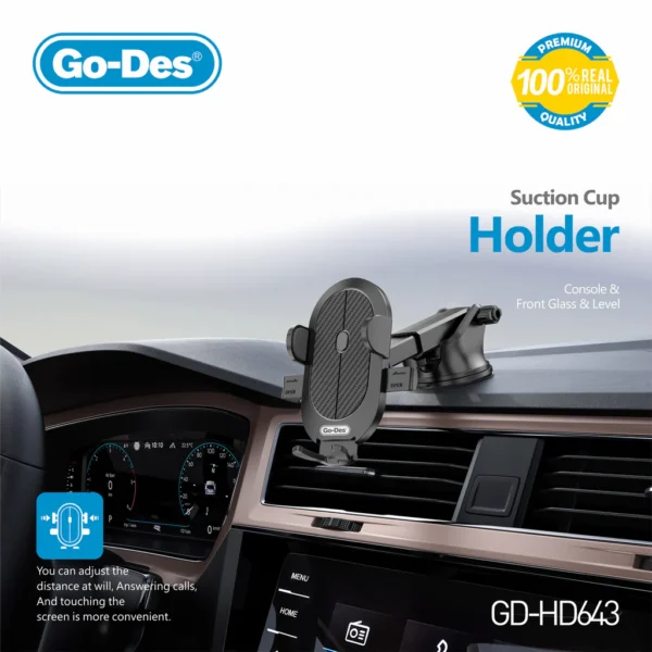 پایه نگهدارنده مکشی گودس مدل GO-DES GO-HD643 - تصویر 3
