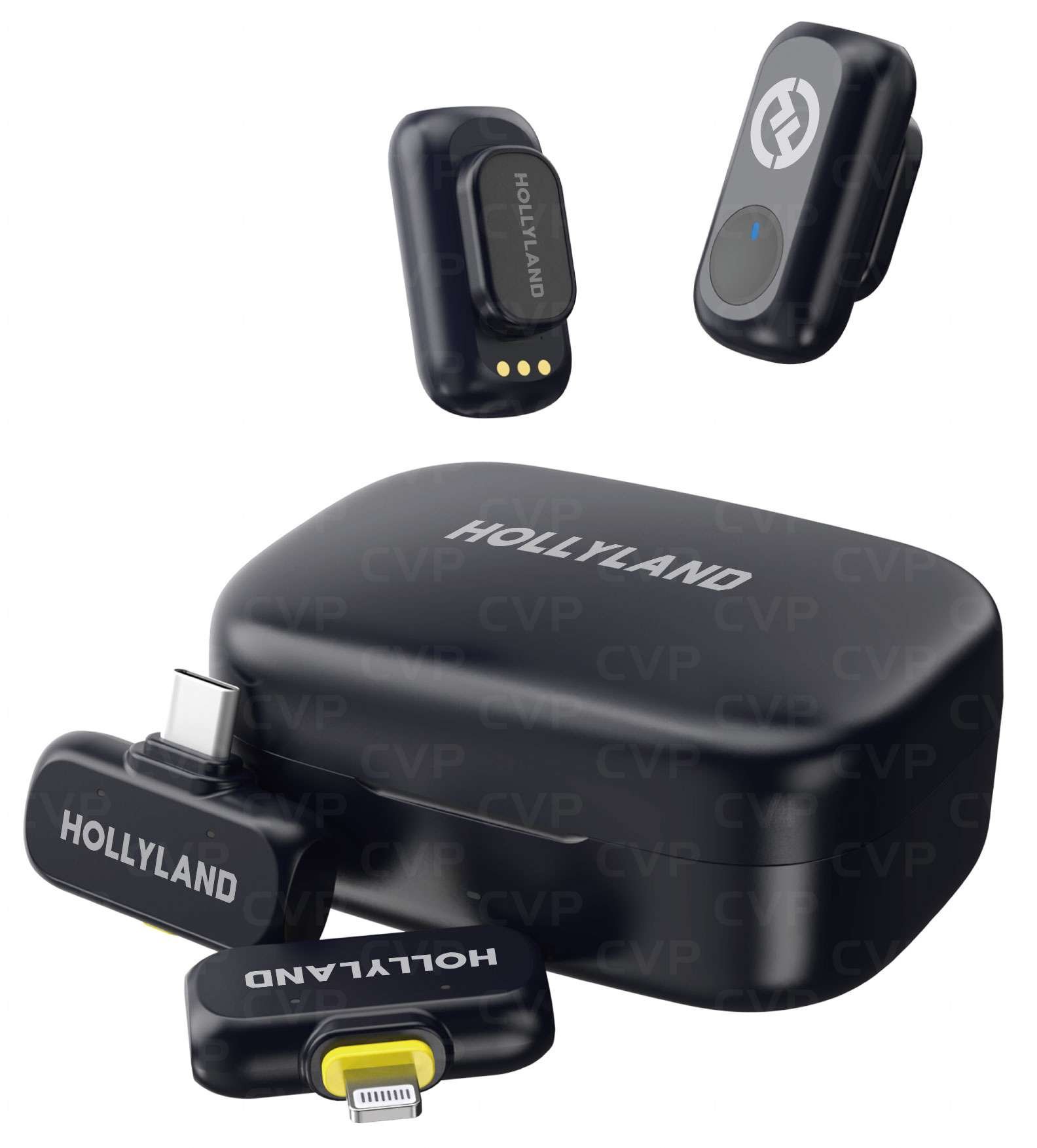 میکروفون یقه ای بیسیم هالیلند مدل Lark A1 Combo - تصویر 2