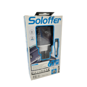 آداپتور شارژر تایپ سی Soloffer TC-67 PD 20W