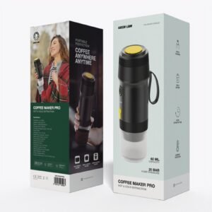 اسپرسو ساز مسافرتی گرین لاین |  Green Lion G-Portable Pro Coffee Maker 60ml - Black