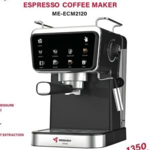 اسپرسوساز مباشی مدل ME-ECM2120 ظرفیت ۱.۵ لیتر