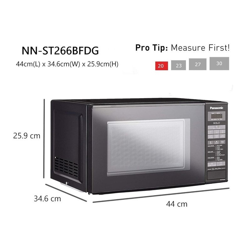 مایکروویو پاناسونیک مدل ST266B ظرفیت ۲۰ لیتر - تصویر 2