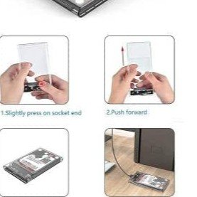 قاب هارد اکسترنال ۲.۵ اینچ مدل 2.5inch Glass External Hard Drive Enclosure