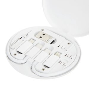 کیت کابل تبدیل همراه با کیس نگهدارنده USB-C to USB-C/Lightning/USB/micro USB cable 0.22 m