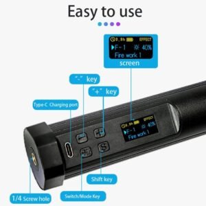 نور باتومی JM30 RGB Tube Light