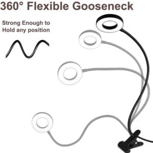 رینگ لایت مدل گیره ای 3.5 اینچی Professional Live Stream Ring Light