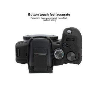 کاور دوربين ژله‌اي مشکي Canon Eos R10 cover