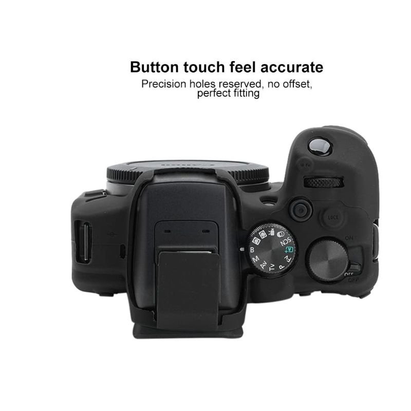 کاور دوربين ژلهاي مشکي Canon Eos R10 cover - تصویر 4