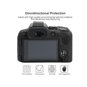 کاور دوربين ژله‌اي مشکي Canon Eos R10 cover