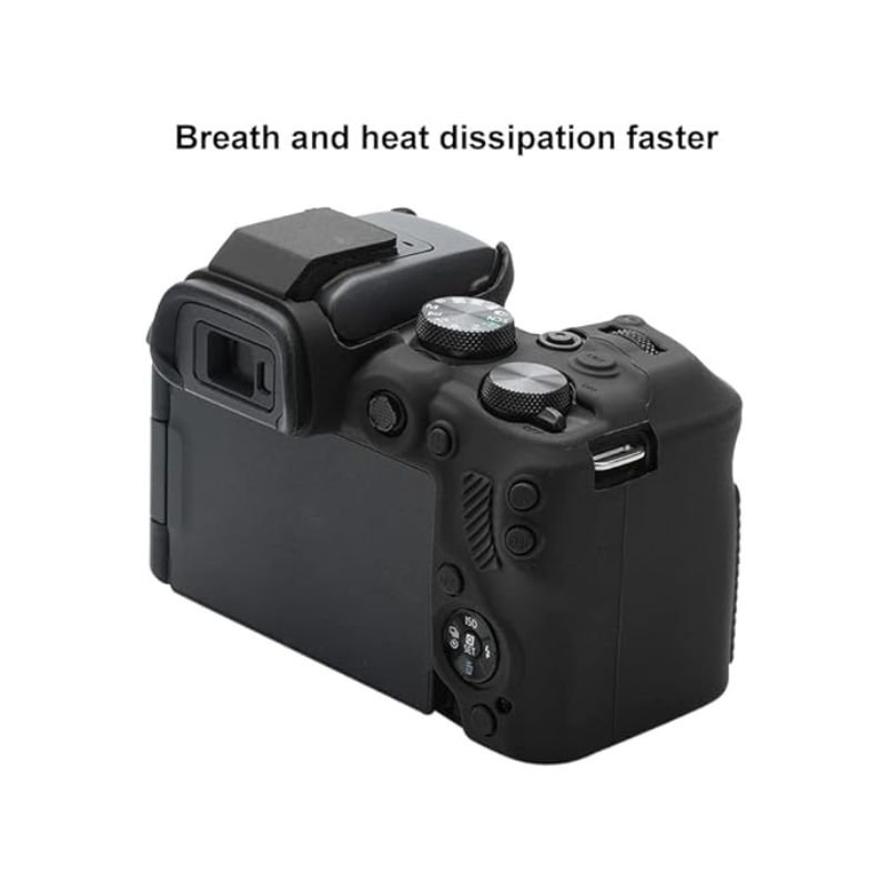 کاور دوربين ژلهاي مشکي Canon Eos R10 cover - تصویر 3