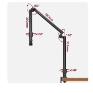 استند رو میزی دوربین و میکروفون TE-416 camera and microphone stand