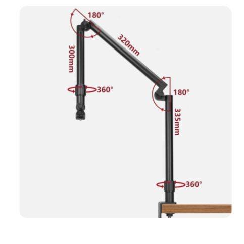 استند رو میزی دوربین و میکروفون TE-416 camera and microphone stand - تصویر 4