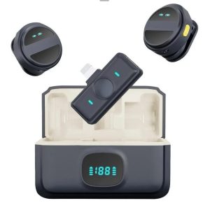 میکروفون یقه ای بی سیم مدل SX21 دو کاربره