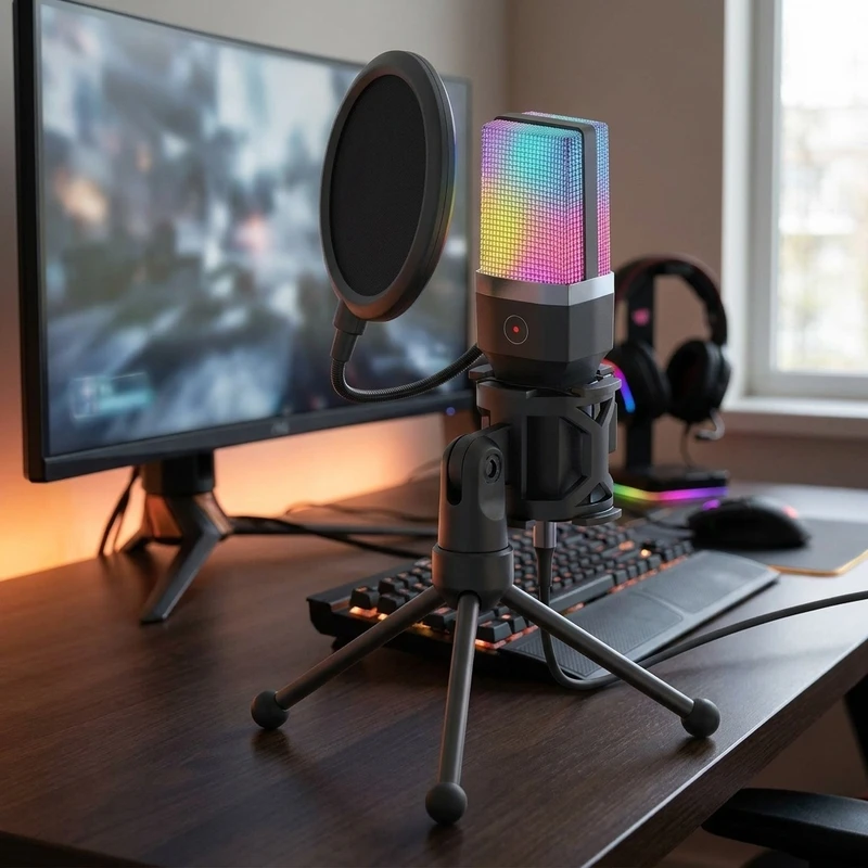 میکروفن رومیزی یانمای مدل X1R RGB با درگاه اتصال USB - تصویر 5